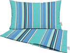 RSH DECOR: Sunbrella Pillow Covers Set of 2 | Covers Only - 20" x 12" | Outdoor Lumbar Pillow Covers Crafted with Sunbrella Performance Fabric | Dolce Oasis