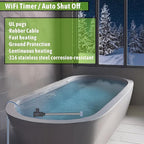 2000W Submersible Immersion Water Heater for Hot Tub & Pool – Portable Electric Heater with Wifi Timer Plug, and Auto Shut Off for Bathtub, Above Ground Pool, Baptism pool, and Baptistry