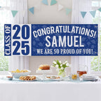 Let's Make Memories Personalized Graduation Banner Class of 2025 - Graduation Party Decorations - Congratulations Banner - Indoor/Outdoor Vinyl - Best in Class - Gold - 6 ft.