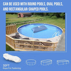BEWAVE Pool Pillow, Winterizing Air Pillow for Above Ground Winter Swimming Pool Covers, 4 x 8 Ft