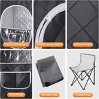 Portable Steam Sauna, Personal Home Sauna with 4L & 1400W Steamer Generator, Remote Control, Portable Chair & Floor Mat, Full Body Thicken Sauna Tent for Relaxation & Detox, 18 Levels, Black
