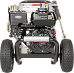 SIMPSON Cleaning PS3228 PowerShot 3300 PSI Gas Pressure Washer, 2.5 GPM, Honda GX200 Engine, Includes Spray Gun and Extension Wand, 5 QC Nozzle Tips, 5/16-inch x 25-foot MorFlex Hose, 49-State