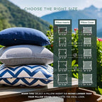 Codi Outdoor Pillow Inserts 16x16 Set of 4, Throw Pillows Waterproof for Patio Furniture
