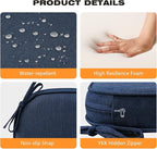 Sunbrella Round Corner Seat Cushions, 17" x 16" x 2", Set of 4, Indoor Outdoor Water Repellent Universal Chair Pads with Ties for Patio Furniture, Garden Dining Chairs, Specrtum Indigo