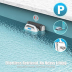 AIRROBO Pool Vacuum for Inground & Above Ground Pools - Quad Motor, Smart Navigation, 4 Cleaning Modes, Climbing Tracks, 150 Min Runtime, Automatic Return