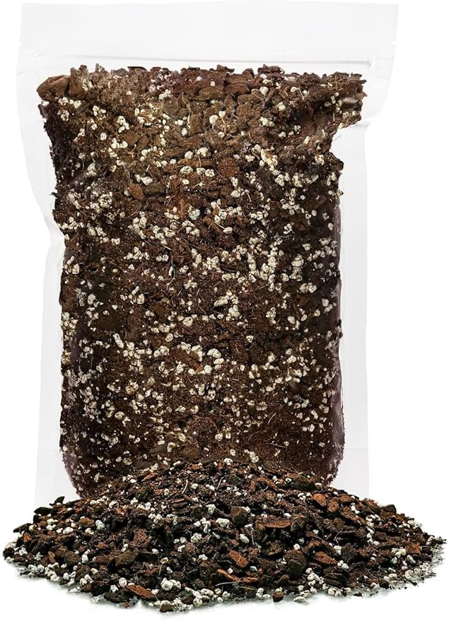 GARDENERA Monstera Borsigiana Soil Mix - Expertly Formulated for Strong Root Development - 2 Quart