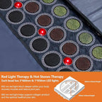 UTK 5X Deeper Infrared Sauna Blanket, Sauna Blanket for Detox & Relaxation with Red Light Therapy, Natural Jade & Tourmaline Stone, 660nm Photon, Portable Sauna for Muscle Pain Relief Home Women Men
