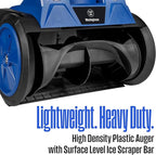 Westinghouse WSnow18 Corded Snow Blower 18 Inch, Dual LED Lights, Electric Snow Blower with 25ft Throwing Distance, Plows 650lbs/min, Adjustable Chute