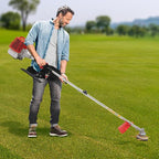 43CC Gas Powered Weed Eater 1250W Gas String Trimmer Upgrade 2-Stroke Single Cylinder Air Cooled Gasoline Engine Grass Tools for Garden Yard & Urban Greening