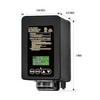 GKOLED 120W Low Voltage Landscape Transformer, Integrated Astronomic Timer and Photocell Sensor, 120V AC to 15V AC for Outdoor LED Landscape Lighting, Weatherproof, ETL Listed