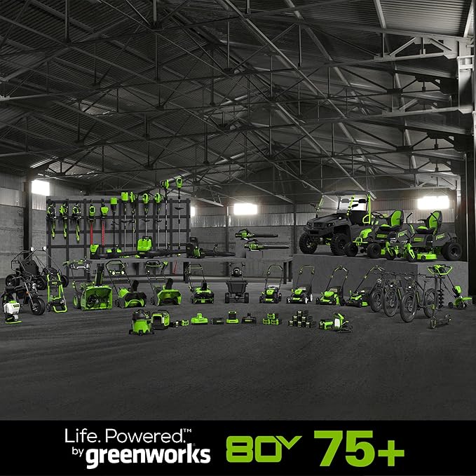 Greenworks 80V 16-Inch Brushless String Trimmer (Gen 2), Battery and Charger Not Included