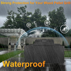 Outdoor Heavy Duty 600D Waterproof Pellet Grill Cover Compatible with Traeger Woodridge Pro and Elite Grill, BAC776 Full-Length All Weather Grill Cover Accessory (Woodridge Pro/Elite)