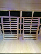 Sauna Backrest, Natural Wood Hemlock, No Stains, Non-Toxic, 13"(W) x 20.5"(H)