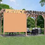 SUNNY GUARD Shade Cloth Custom Size 3x23 FT Sun Shade Screen Fabric Shade Cover Tarp with Grommets for Pergola Backyard Garden, Peach Fuzz(We Customized)