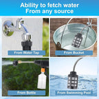 Portable Pressure Washer, Handheld High-Pressure Water Spray Gun with Foam Cannon, 600PSI Cordless Jet Washer with 6-in-1 Nozzle, Battery Powered Car Cleaner Machine for Fence, Floor, Garden Cleaning