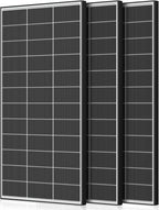 Bifacial 600 Watt Solar Panels 200 Watt Solar Panel 3 Pack 18BB Monocrystalline A+ Cell High-Efficiency Module PV Power Charger Homes Camping RV Battery Boat Caravan Other Off-Grid Applications