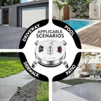 14" Pressure Washer Surface Cleaner with 4 Wheels - Stainless Steel Surface Cleaner for Pressure Washer Attachment for Concrete, Patio, Sidewalk, Deck and Driveways