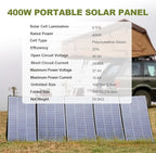 ALLPOWERS R1500 LITE 1600W/1056Wh & 3500+ Cycle LiFePO4 Battery with 4xAC Outlets, 650W MPPT, and UPS <15ms for Home, RV, Outdoor. (R1500 LITE+SP037-400W)