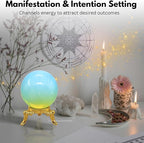 Amazing Gemstone Opalite Crystal Ball with Stand - 2" Inches Crystal Sphere Meditation Balls for Witchcraft and Decorative Balls