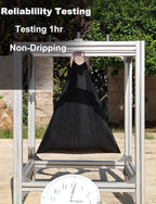 2PCS Trash Bag Holder Outdoor Leaf Bag Support Stand with 15 PCS 39 Gallon trash bags | Metal Garbage Bag Frame Holder for 30-45 Gallons Bags for Camping, Leaves, Gardening Parties