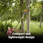WORX Pole Saw, 8 Amp 10" Electric Pole Saw, Up to 10 ft., 28 ft/s chain speed