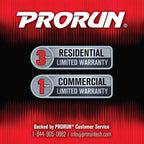 PRORUN 25.4cc 17-in. Gas-Powered 2-Cycle Straight Shaft Trimmer