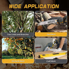 Mini Chainsaw Compatible for Dewalt Battery 20V MAX, 8-Inch and 6-Inch 2-IN-1 Cordless Hand-held Chain Saw, Electric Hand Saws for Wood Cutting, Tree Trimming Gift for Men(Tool Only)
