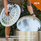 Solo Stove Yukon Essential Bundle | Portable Smokeless Fire Pit Stainless Steel for Wood Burning, Incl. Yukon Fire Pit, Lid and Stand, Diameter: 27in, Height: 19.8in, Weight: 40.35lbs