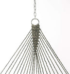 Original Pawleys Island Large Green DuraCord Rope Hammock – 13 ft. x 55 in., 2-Person, 450 lb Capacity, Oak Spreader Bar, Zinc-Plated Hardware, Handcrafted in The USA