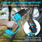 Mini Chainsaw for Dewalt 20V MAX Battery, 6-Inch Brushless Cordless Pruning Chainsaw, Security Lock, Battery Powered for Wood Cutting Tree Trimming Camping(No Battery)