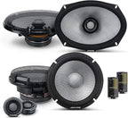 Alpine 6.5" & 6x9 R2 High-Resolution Speaker Bundle - A Pair of R2-S65C 2-Way Component Speakers & a Pair of R2-S69 6x9 Coaxial Speakers