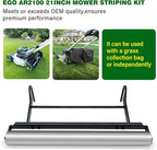 21inch Mower Striping Stainless Steel Kit Easy Install for EGO 21inch Walk Behind Mowers Instantly Upgrade Your Lawn to Professional Looking Stripes ﻿