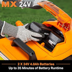 LawnMaster CLMF4815E 48V MAX* 15-inch Brushless Cordless Lawn Mower with 2X24V MAX* 4.0Ah Battery and a Dual Charger