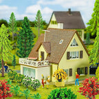 38PCS Mini Model Miniature Trees, Mixed Model Colourful Trees Building Train Scenery Architecture Fake Trees for DIY Crafts, Building Model, Scenery Landscape