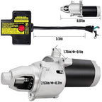 fullas Electric Starter Motor JQ170-2 for LCT 291cc 306cc, Ariens AX291 AX306 OHV Gas Engine Suitable for Husqvarna 24" 27" 30" Snow Blower, Ariens Deluxe 28" 30" Snowblower