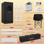 Portable Steam Sauna for Home,Personal Steam Room,Sauna Box,Home Sauna,Steam Sauna Tent for Steam Detox Relaxation Spa (Quilted)