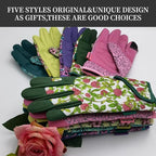 Thorn Proof&Puncture Resistant Gardening Gloves with Grip,Garden Glove for Women, Leather Yard Work Gifts