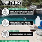 3in1 Pool Start Up - 20,000 Gallon Pool Opening Kit For Above Ground Pool, Pool Opening Kit for Inground Pools, Pool Starter Kit, Salt Water & Chlorine Compatible Pool Chemicals