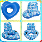Inflatable Pool Float Lounger - XL Pool Floats,River Tube Floating Chair Sofa with Big Backrest, Blow Up Floaties Lake Raft Lounge with Handle Pool Party for Adults