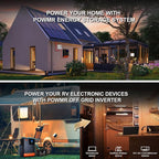 3000W Solar Inverter 24V to 120V, Max.PV Input 4KW,450V VOC,Pure Sine Wave Power Inverter Built-in 80A MPPT Controller and 40A AC Charger for Home, RV, Off-Grid Solar System