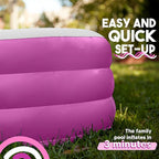 Toysical Inflatable Pool for Kids and Adults - 118 x 72 x 22 - More Durable Than Other Blow up Pools for Adults - Includes Patches