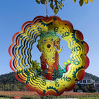 DJUAN Dog Stainless Steel Wind Spinners- Dog Memorial Gifts for Women Mom Grandma Wife, Pet Memorial Wind Spinner for Outdoor Garden Decor,12 inch Hanging Wind Spinner for Dog Lovers Gifts