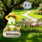 Frog Yoga Garden Flags 12x18 Inch Double Sided, Spring Summer Welcome Banner Small Yard Flags for Outside, Farmhouse Front Porch Home Outdoor Seasonal Decor Holiday All Seasons Decoration