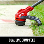 SKIL 40V 14 in.String Trimmer Kit with Twist Load Including 2.0Ah Battery and 60W Charger-LT1400C-11