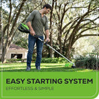 Greenworks 60V 16" Brushless Cordless String Trimmer, Attachment Capable, 4.0 Ah Battery & Charger