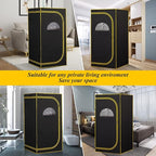 Portable Infrared Sauna, Full Size Personal Home Sauna Spa for Relaxation, Dry Heart Sauna Tent with Heating Foot Pad & Fortable Chair (L 31.5" x H 31.5" x H 62.9")