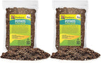 Gardenera Premium Pothos Potting Soil Mix - Air Cleaning Plant Potting Mix, Soil Mix for Pothos, Parlor Palm, Peace Lily - (1 Quart Bag)