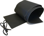 RHS Snow Melting Mats – Roof & Valley Heater for Ice Dam Prevention – American-Made, Black, Melts 2” Snow per Hour (25’ x 13”)