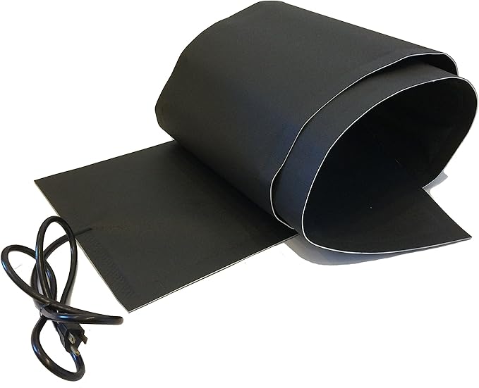RHS Snow Melting System - Roof and Valley Heater - Snow and Ice Melting Mats - Ice Dam Prevention - Color Black - American Made - Melts 2 Inches of Snow per Hour (30' ft. x 13" in.)