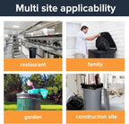ToughBag 55-60 Gallon Heavy Duty Trash Bags - Contractor Grade, 3 Mil, 40 * 58, Tear Resistant, Gusseted Design for Industrial & Yard Waste(100 packs)
